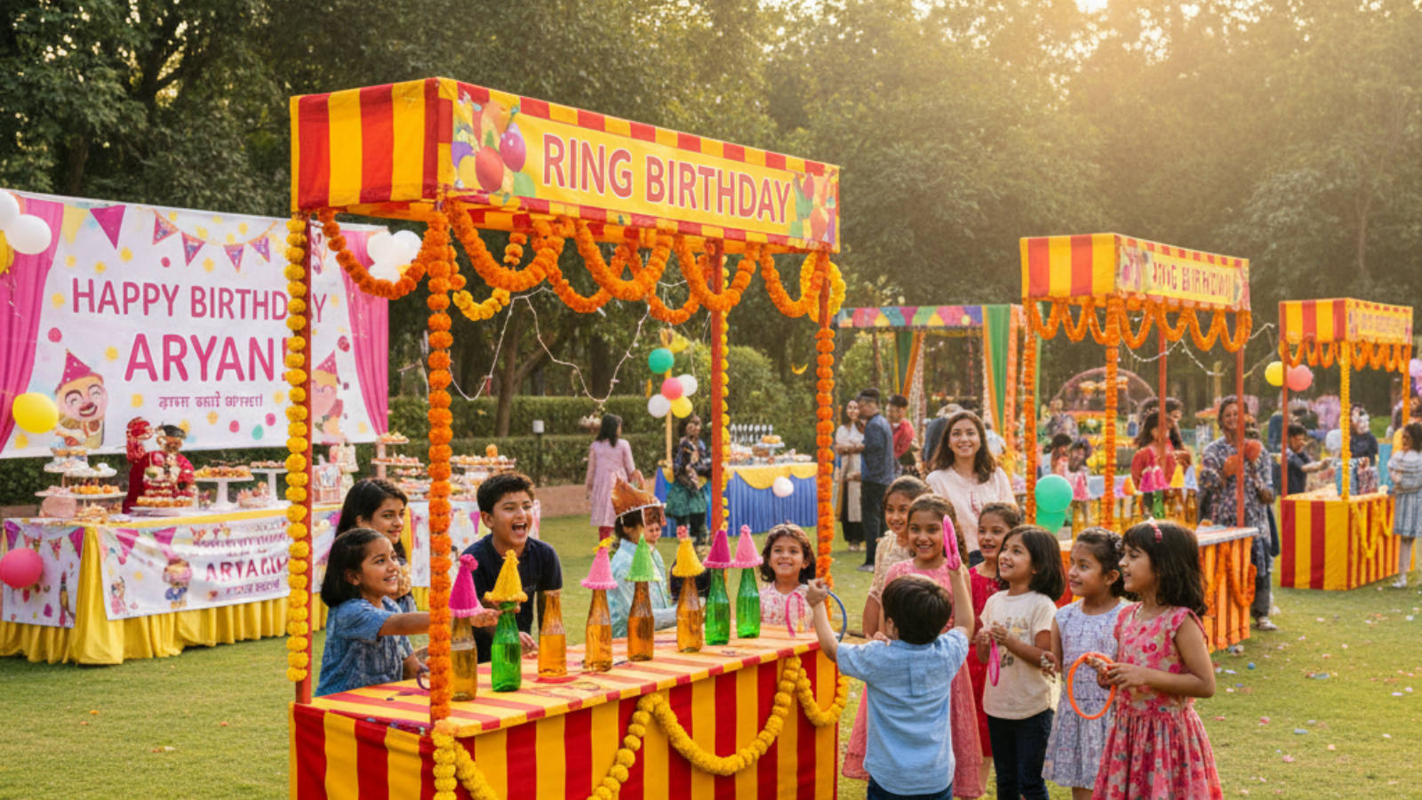 Carnival Game Setup in Delhi Kids Parties