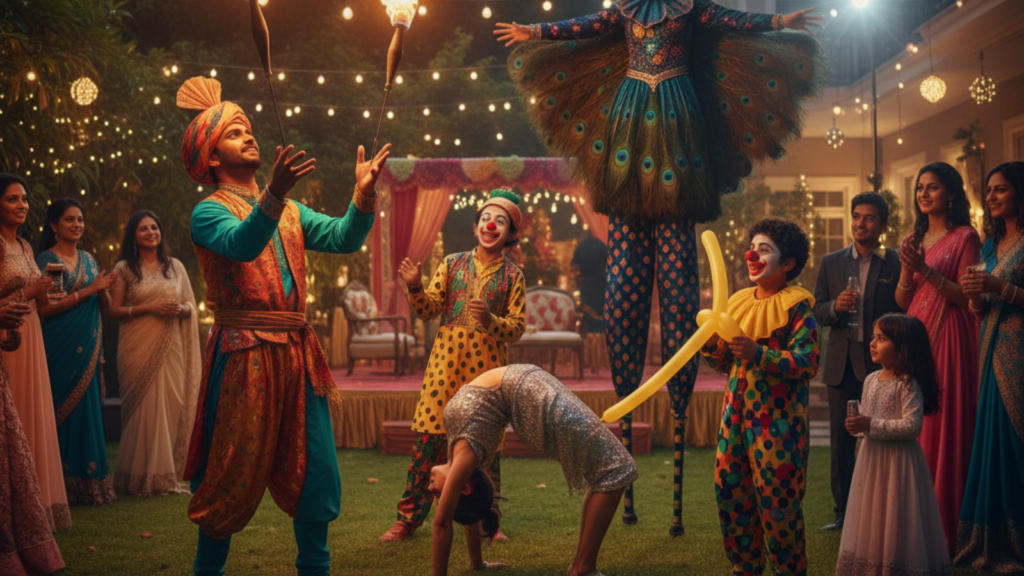Carnival Artist Performance Ideas in South Delhi Homes