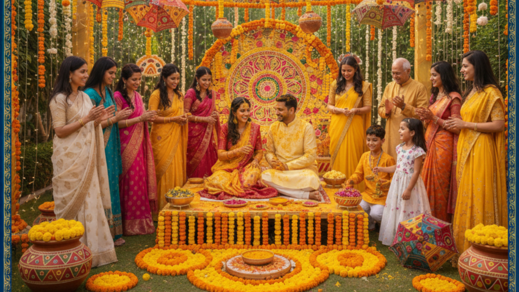 Haldi Decoration Trends in Noida Weddings