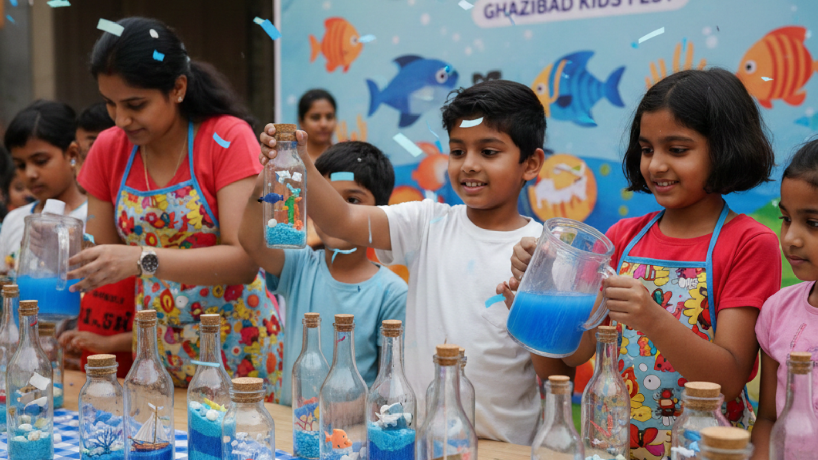Ocean in Bottle Craft Ideas in Ghaziabad Kids Events