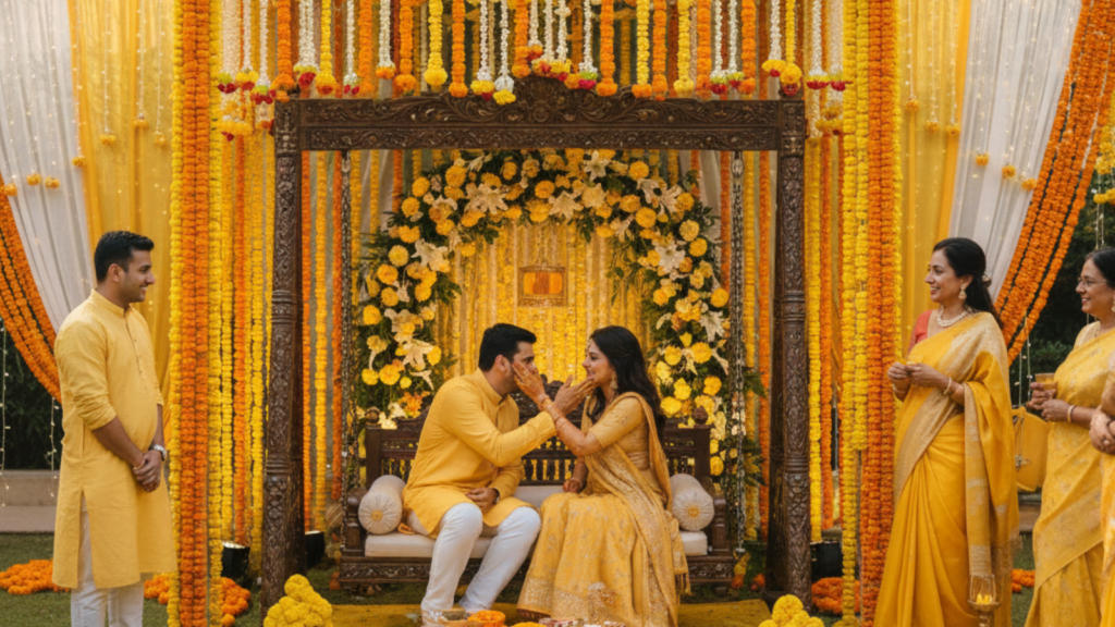 Haldi Decoration Trends in Delhi Weddings