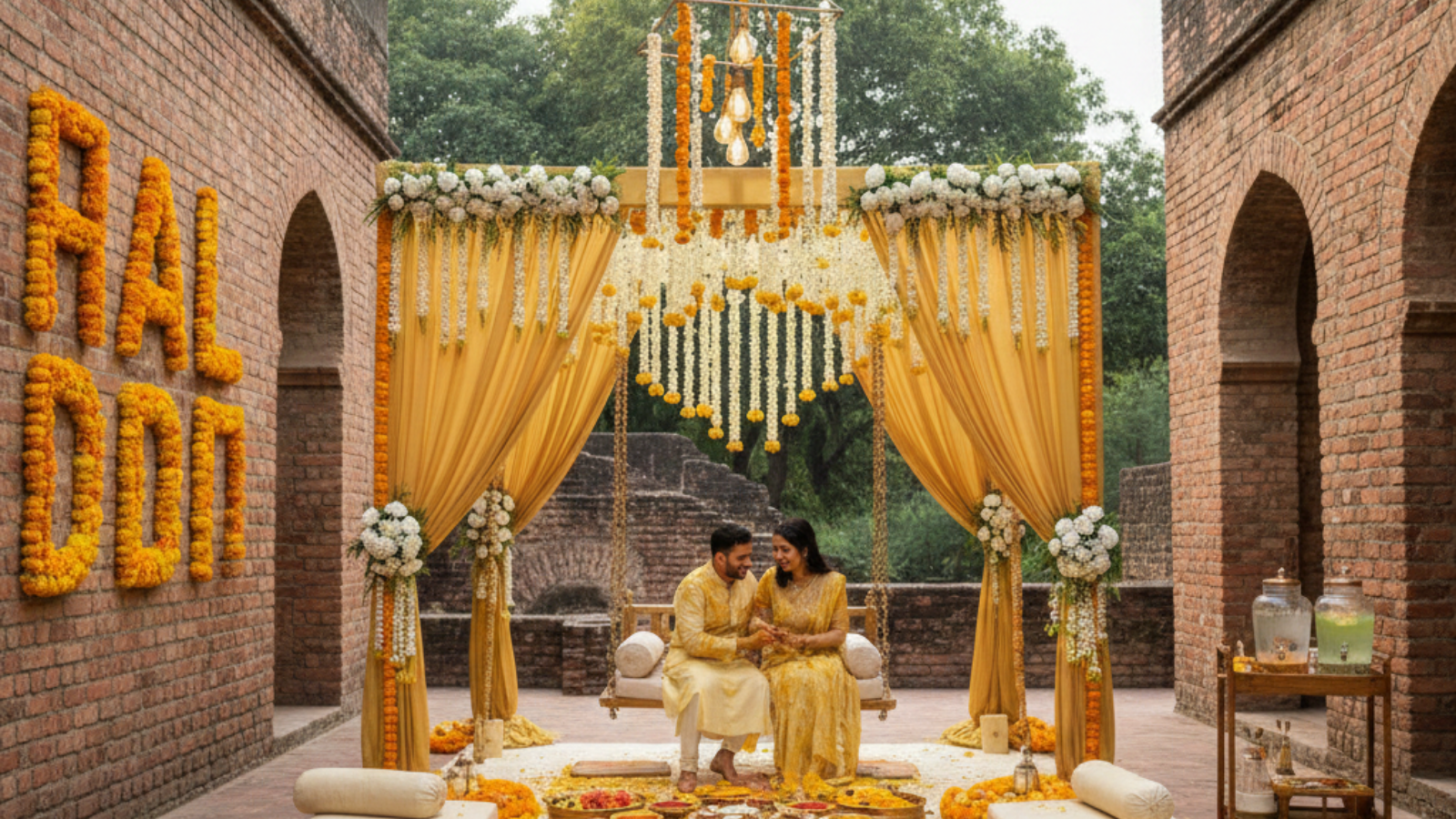 Haldi Decoration Trends in Hauz Khas Weddings