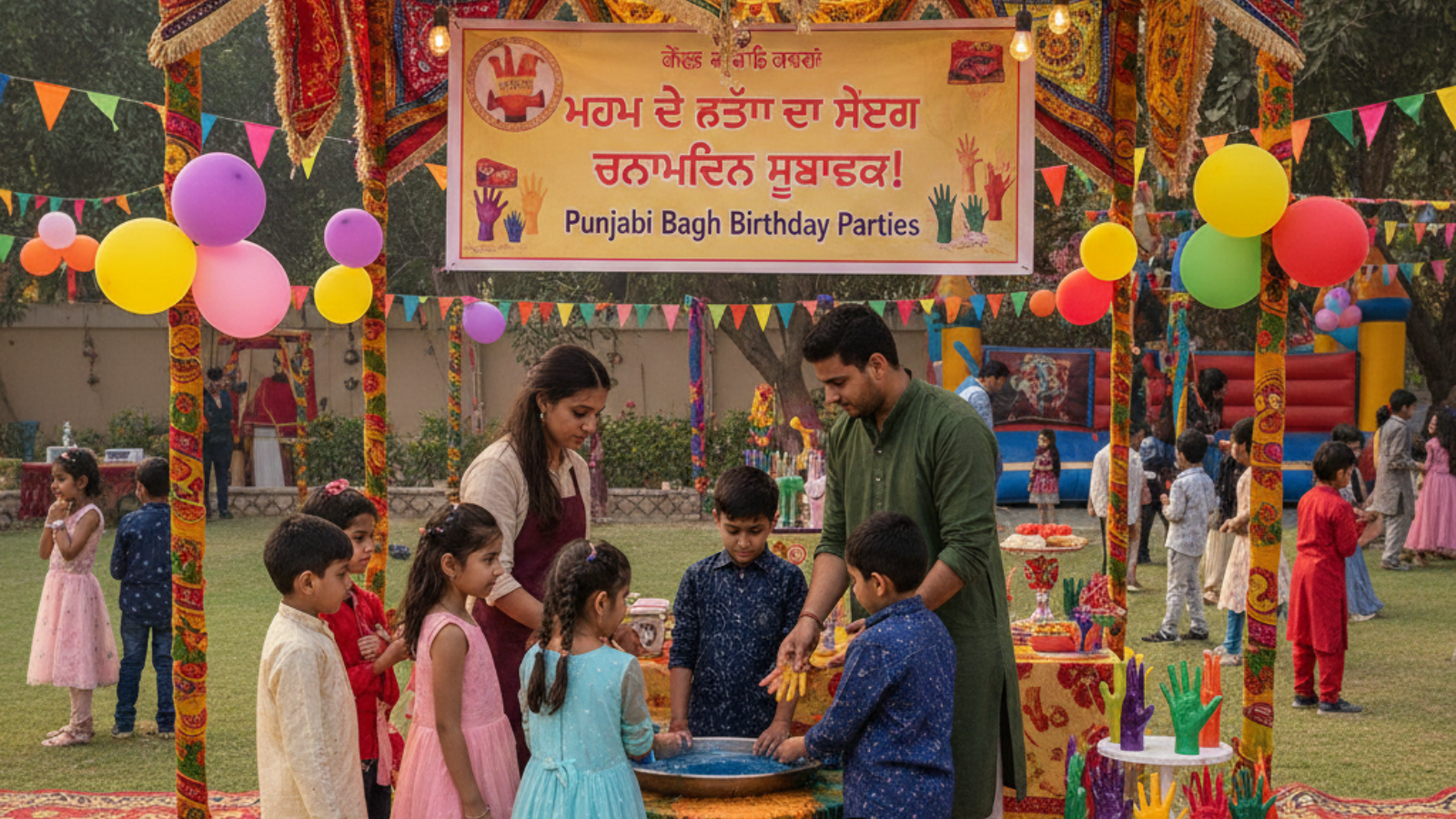 Wax Hands Station Ideas in Punjabi Bagh Birthday Parties