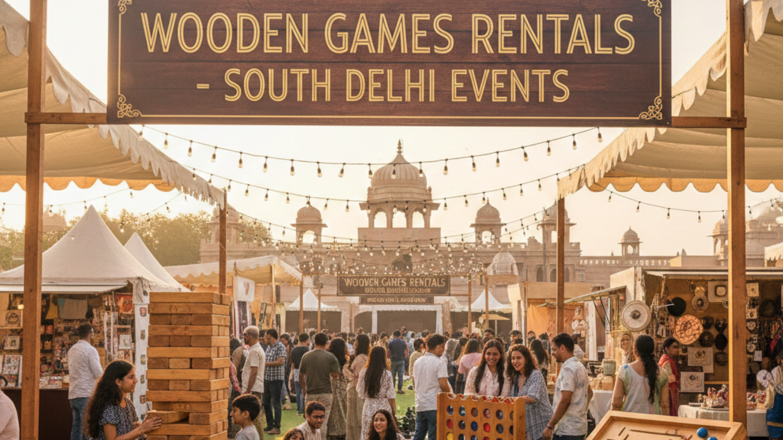 Wooden Games Rentals in South Delhi Events