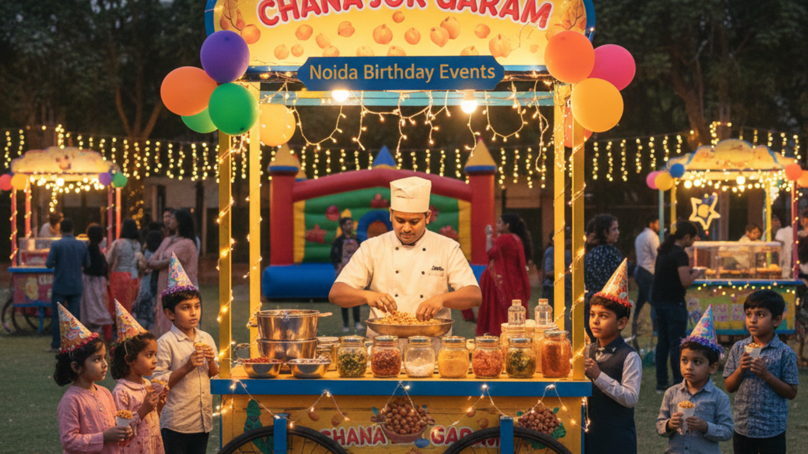 Chana Jor Garam Stall Ideas in Noida Birthday Events