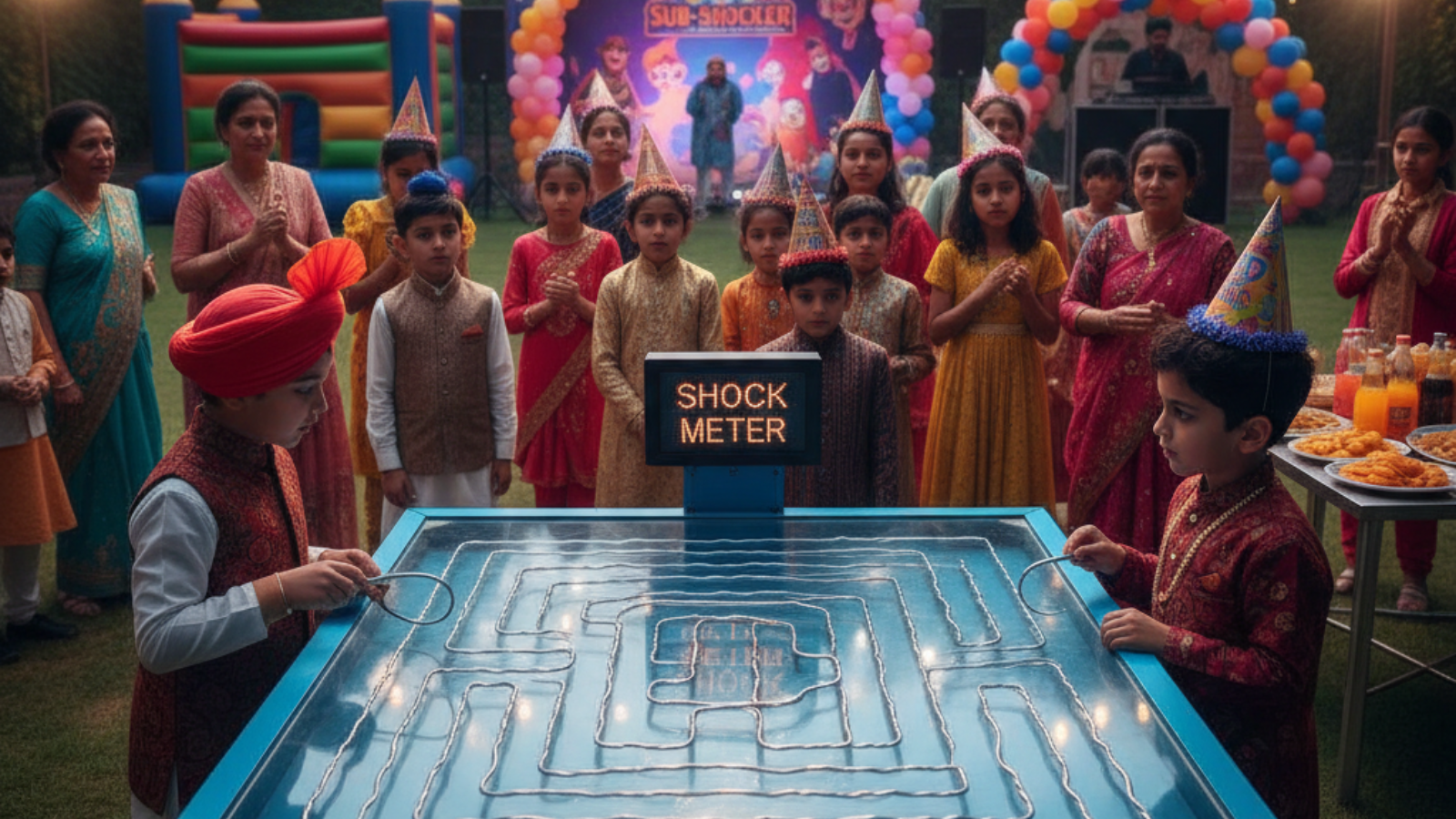 Sub-Shocker Game Setup in Punjabi Bagh Kids Parties