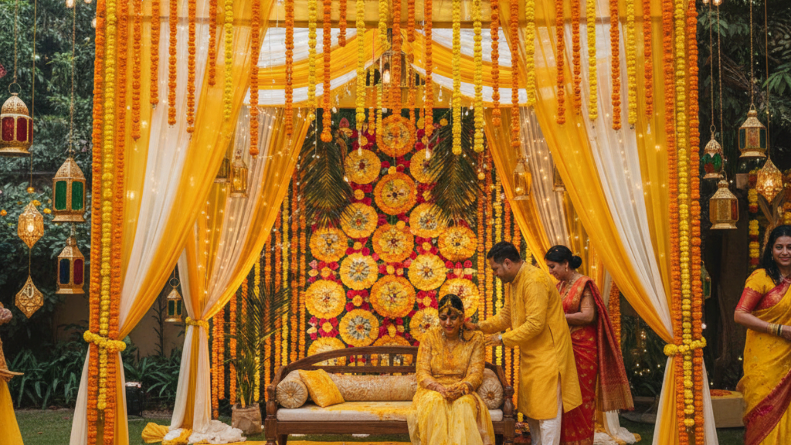 Haldi Decoration Trends in Hauz Khas Weddings