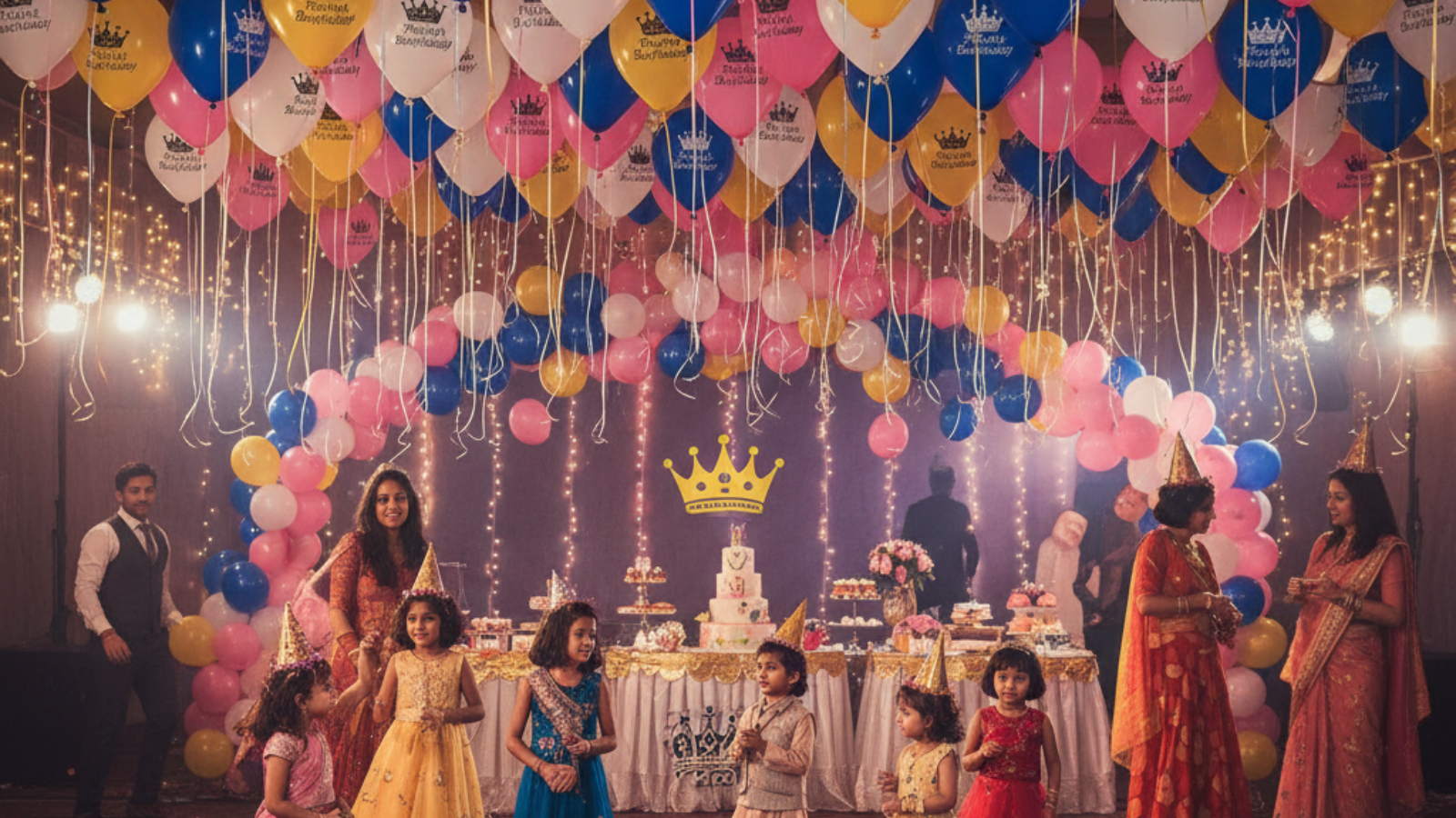 Logo Printed Balloon Setup in Delhi NCR Birthday Parties
