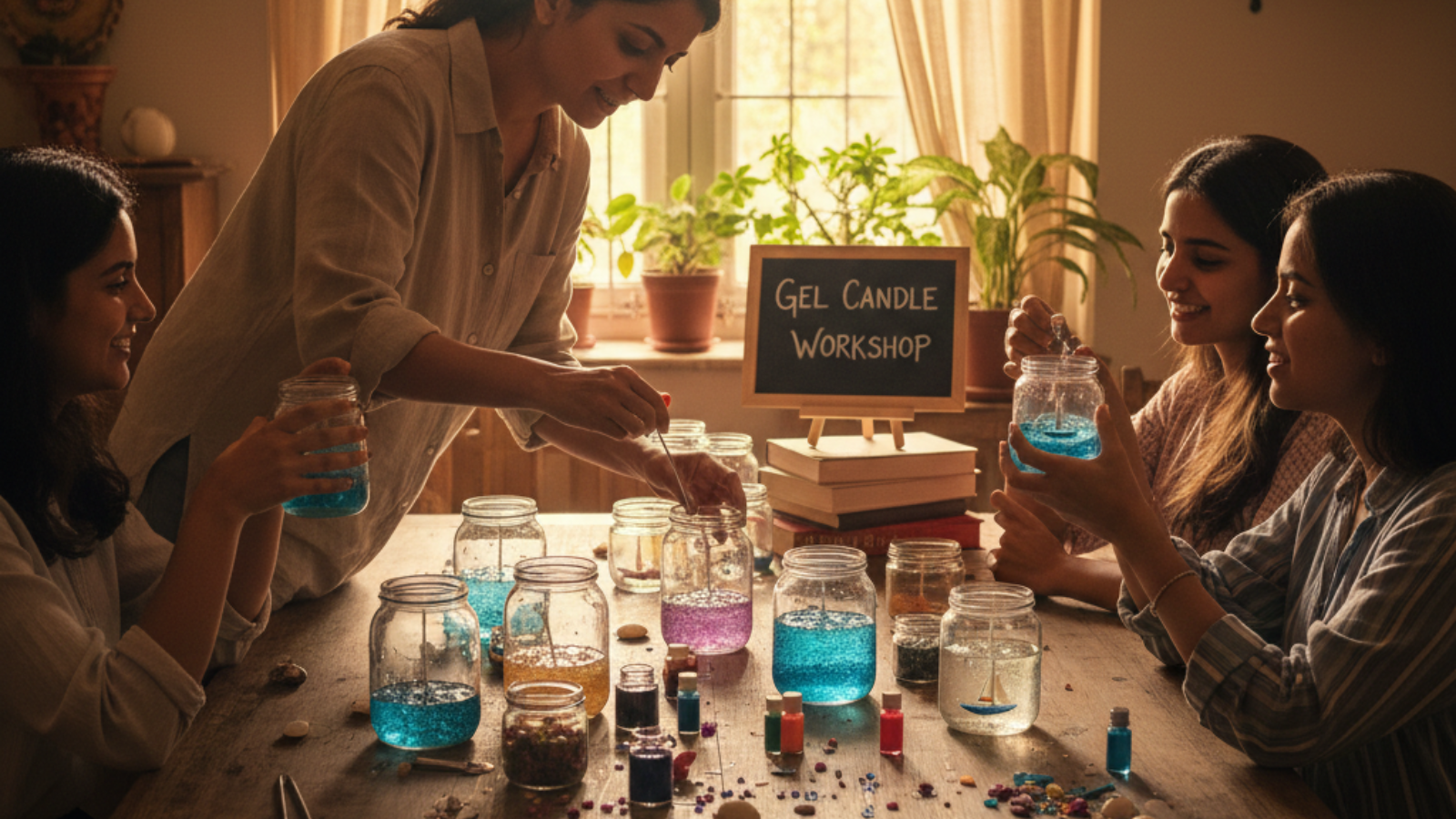 Gel Candle Workshop Tips in Hauz Khas Homes