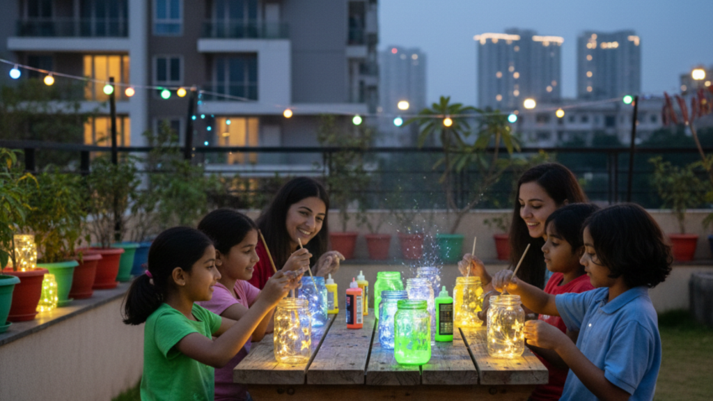 Glow Jar DIY Activity in Gurugram