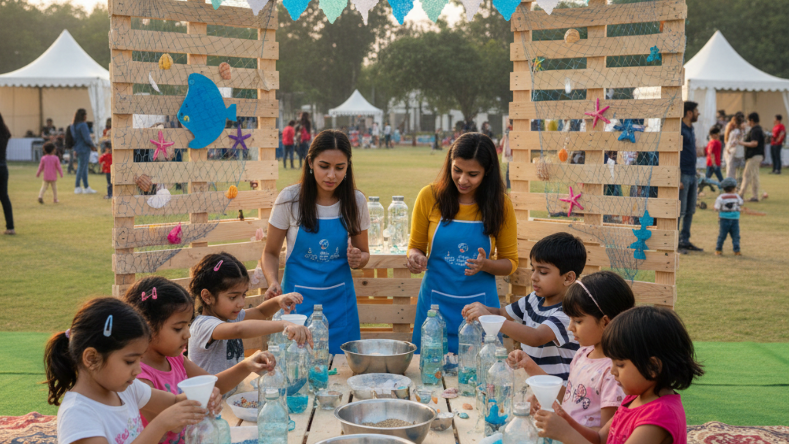 Ocean in Bottle Setup in Noida Kids Events