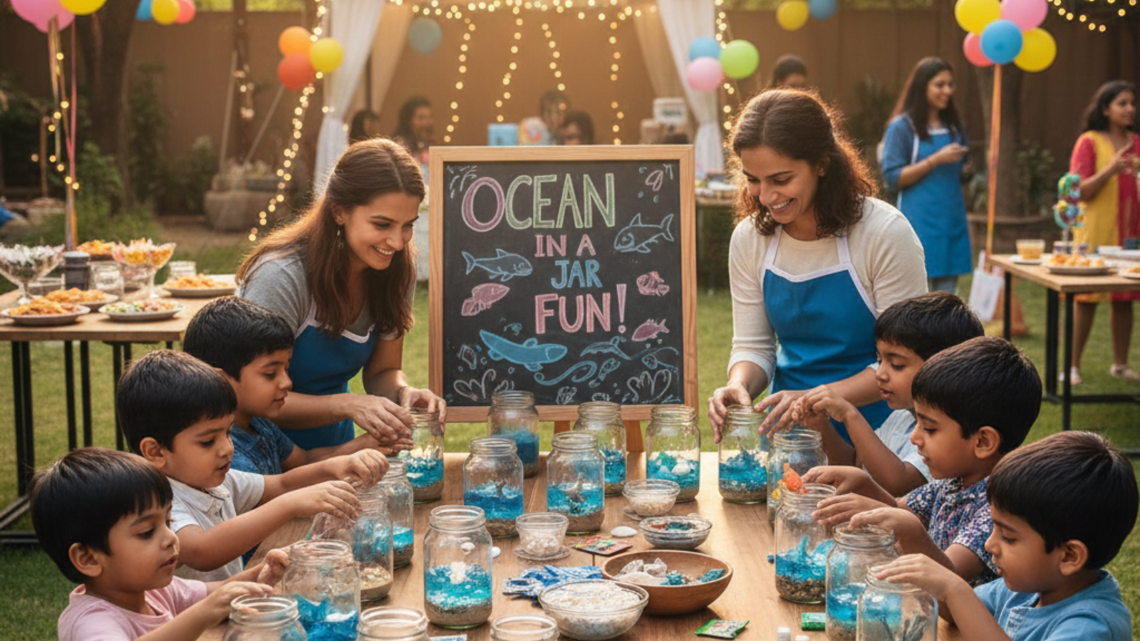 Ocean in Jar Fun Ideas in Ghaziabad Birthday Events