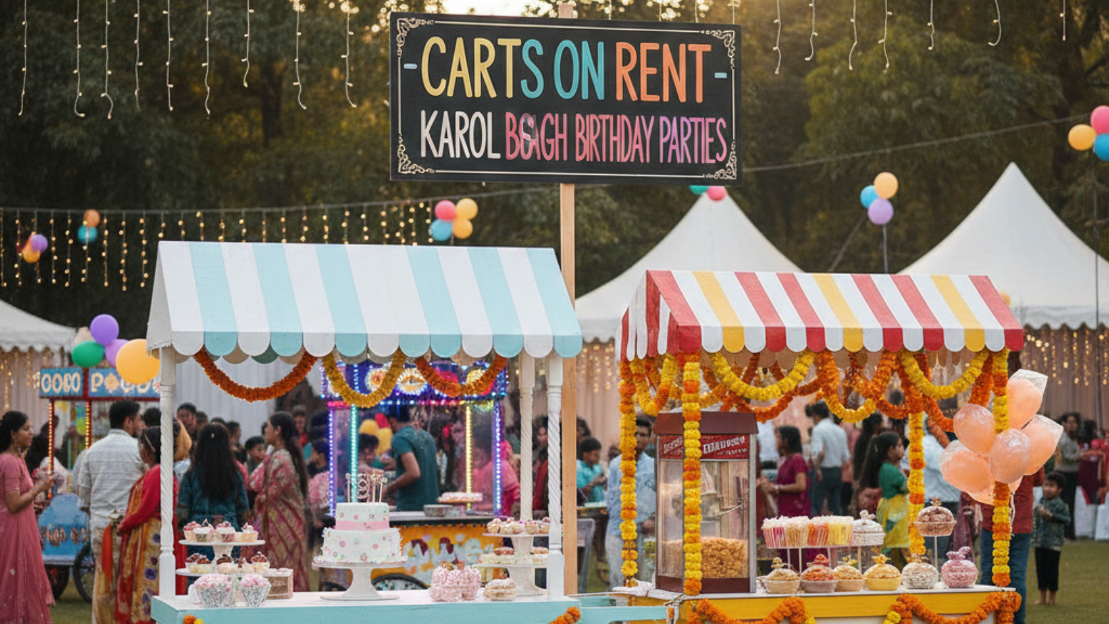 Cart on Rent Guide in Karol Bagh Birthday Parties