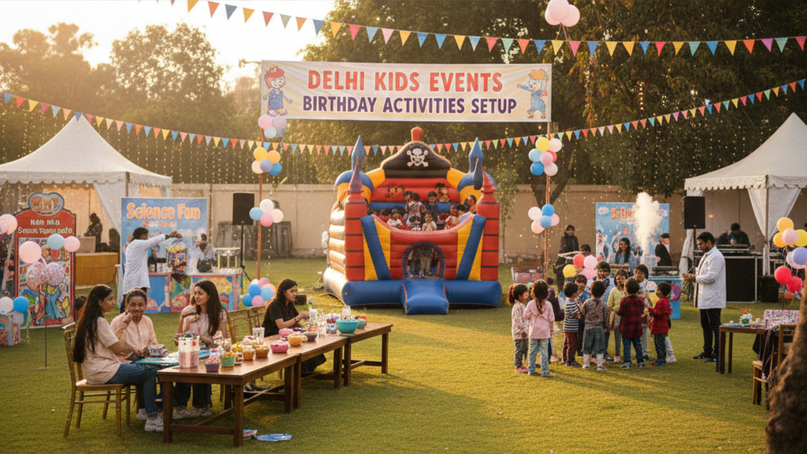 Birthday Activities Setup in Delhi Kids Events
