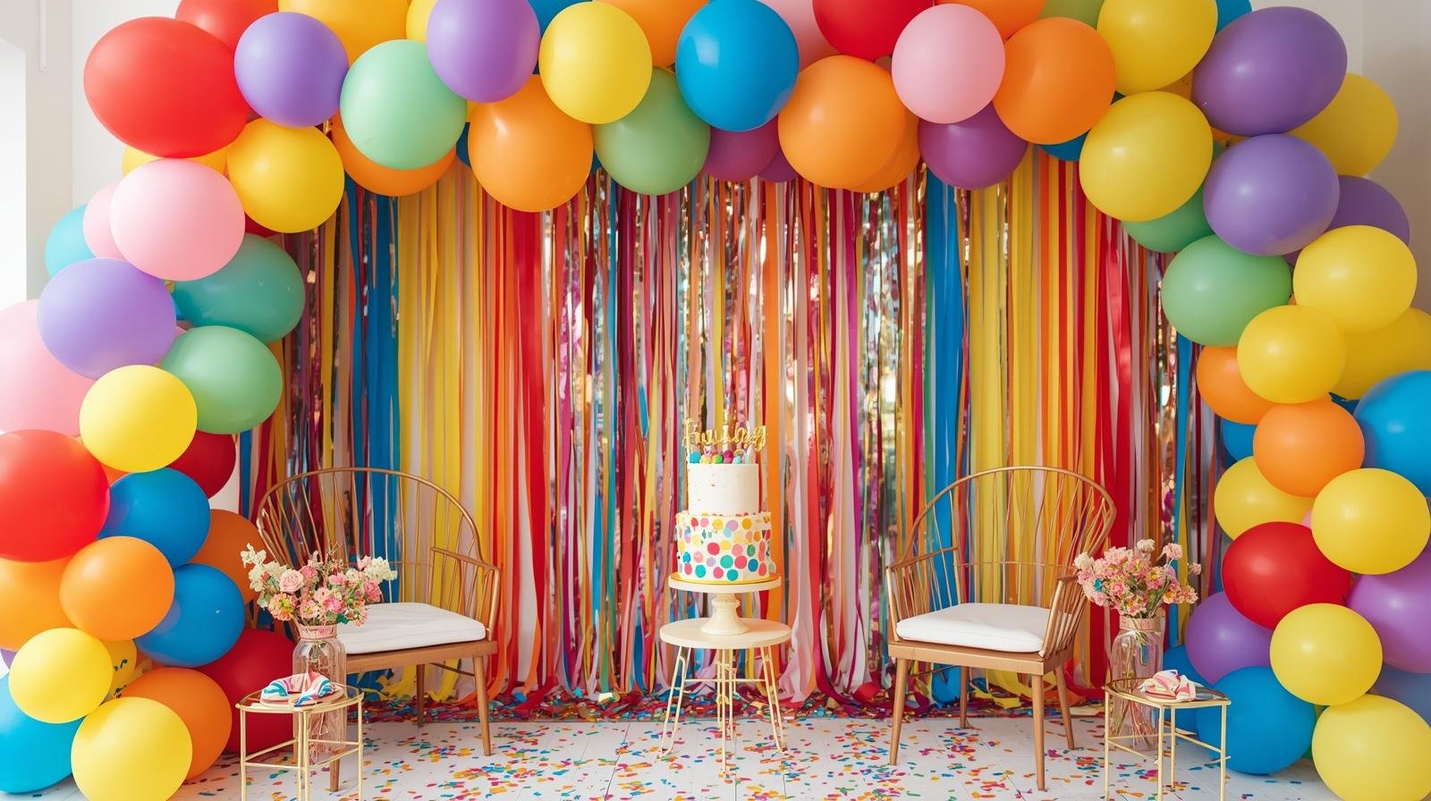 Luxury Rainbow Party Setup Ideas Trending in Delhi NCR