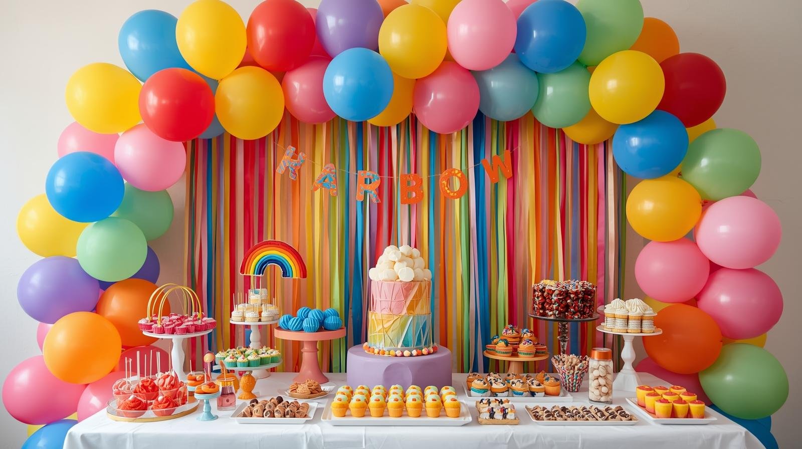 Best Rainbow Theme Decoration Services in Karol Bagh for Stylish Celebrations