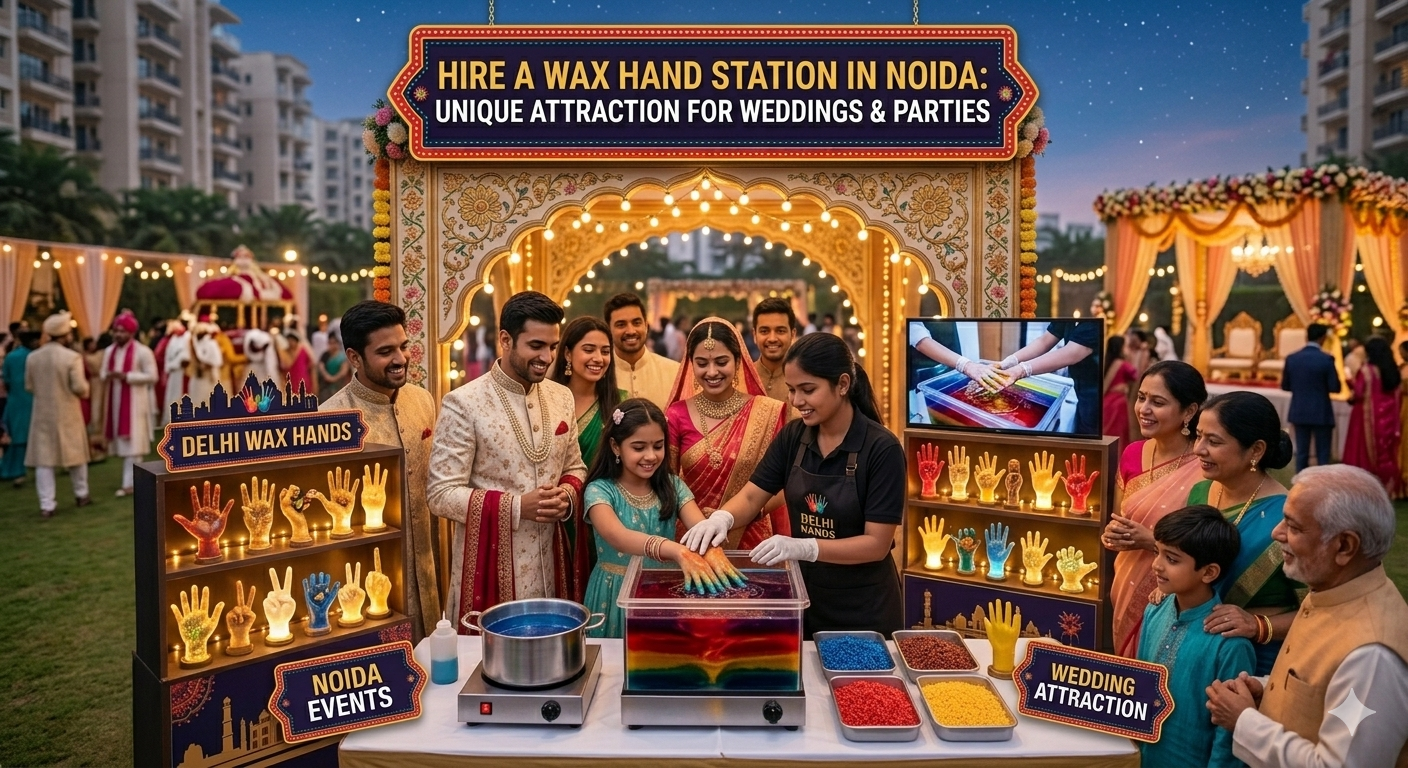 Hire a Wax Hand Station in Noida: Unique Attraction for Weddings & Parties