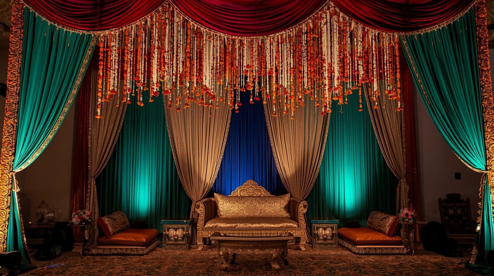 Stage Decoration Ideas to Make Your Mehndi Ceremony Memorable