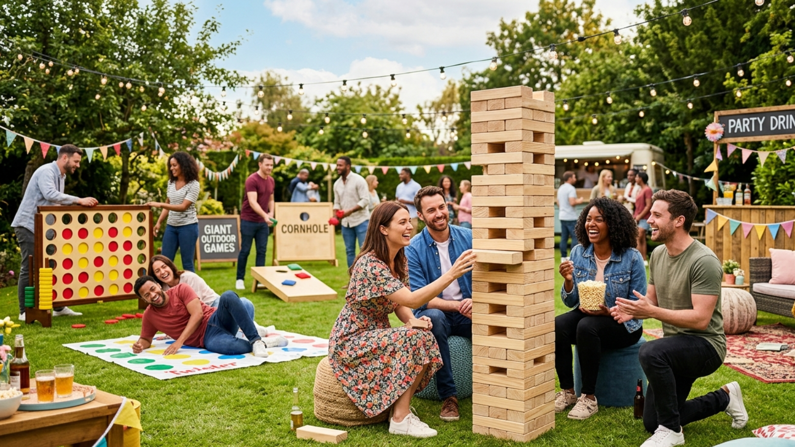 Why Giant Outdoor Games Are Perfect for Modern Parties