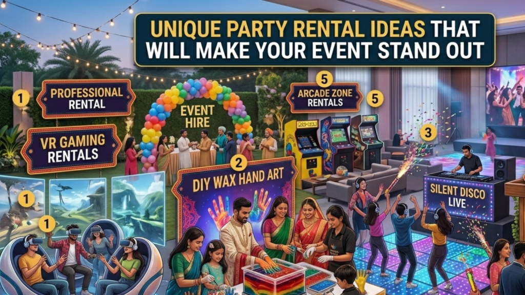 Unique Party Rental Ideas That Will Make Your Event Stand Out & Parties