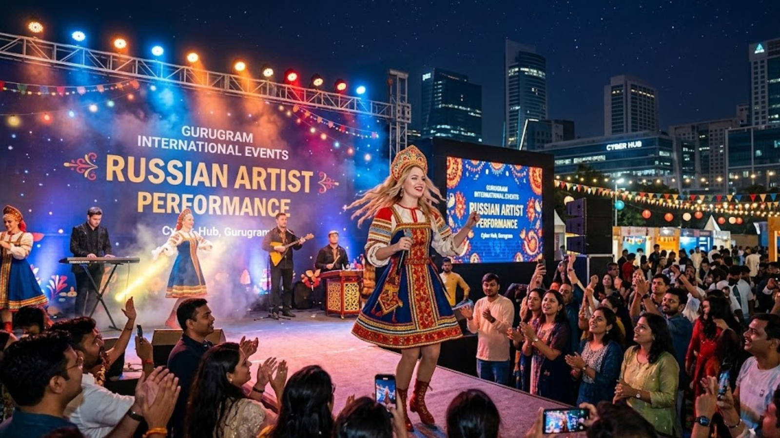 Russian Foreigner Artist Performance in Gurugram Events