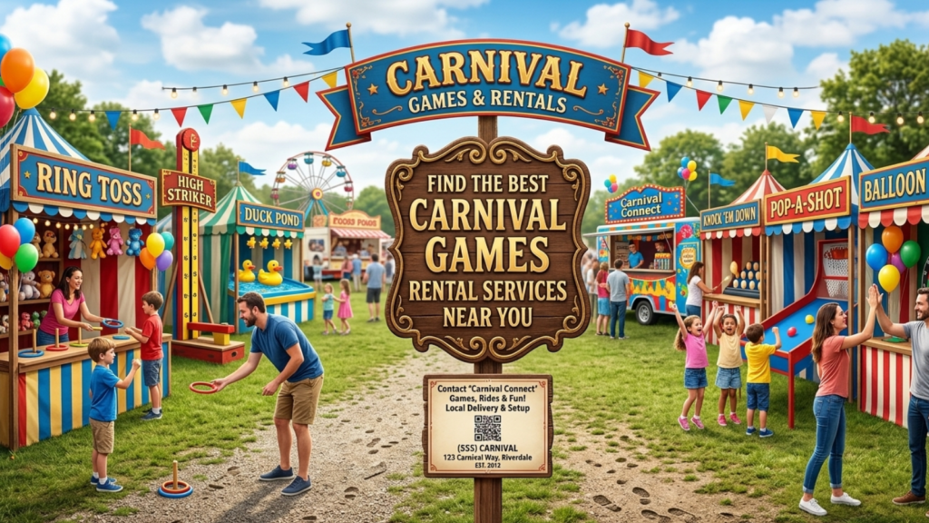 How to Find the Best Carnival Games Rental Services Near You