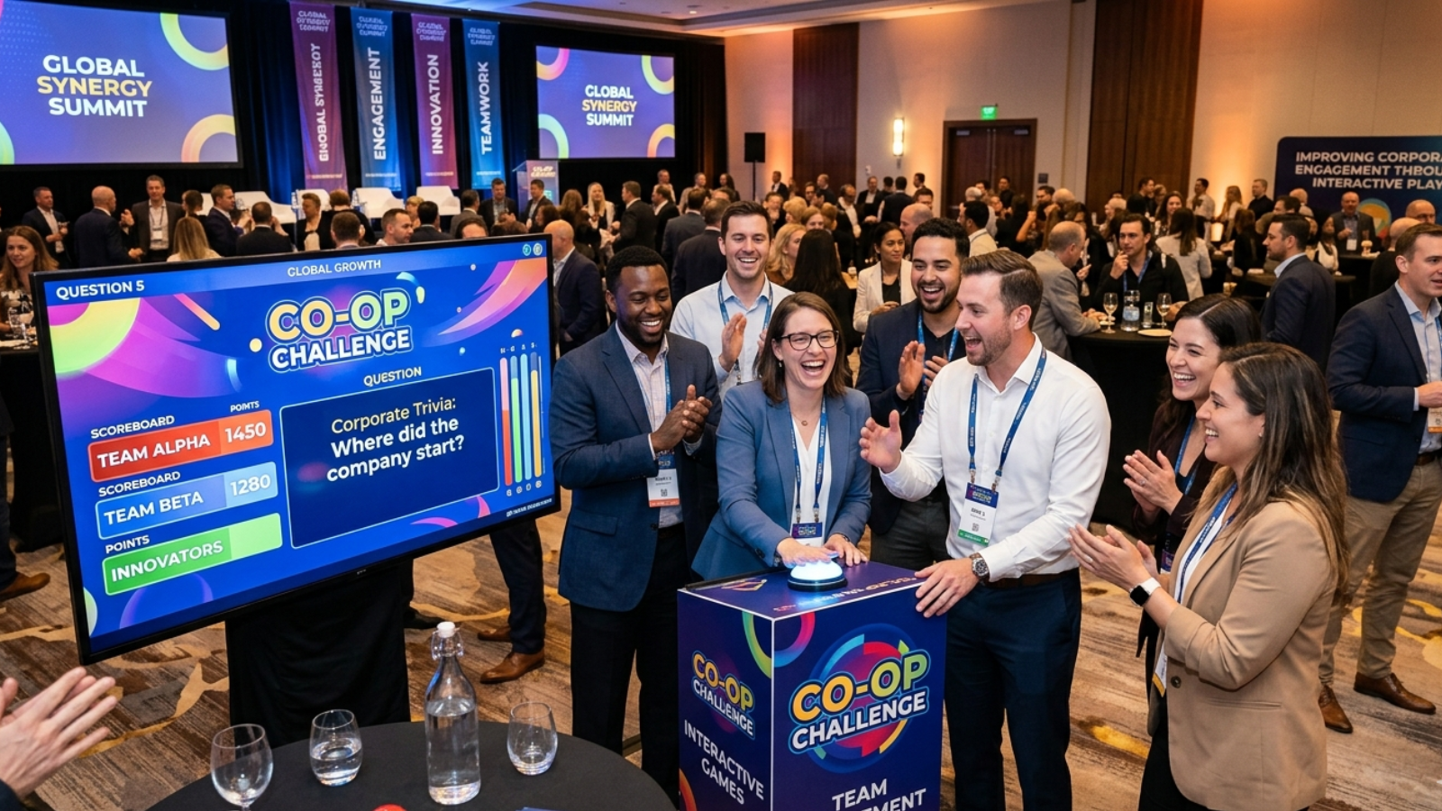 How Interactive Games Improve Engagement at Corporate Functions