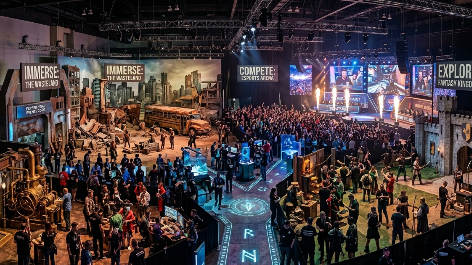 How Professional Event Companies Create Authentic Gaming Experiences