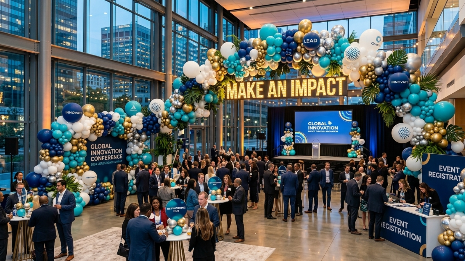 Corporate Event Planning: Using Balloons to Make an Impact