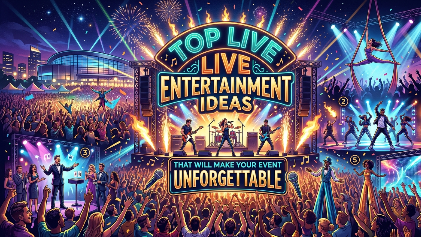 Top Live Entertainment Ideas That Will Make Your Event Unforgettable