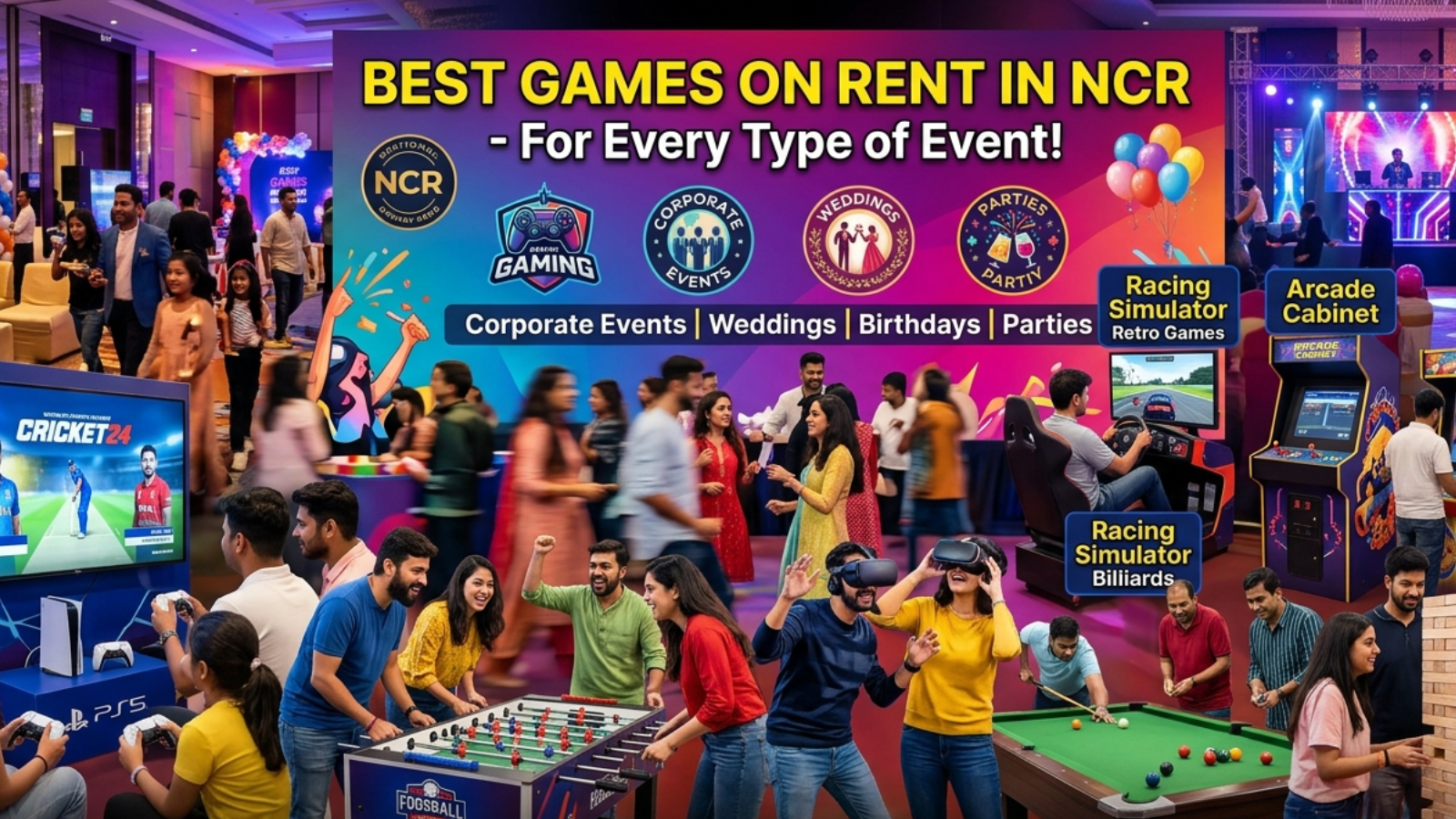 Best Games on Rent for Every Type of Event in NCR