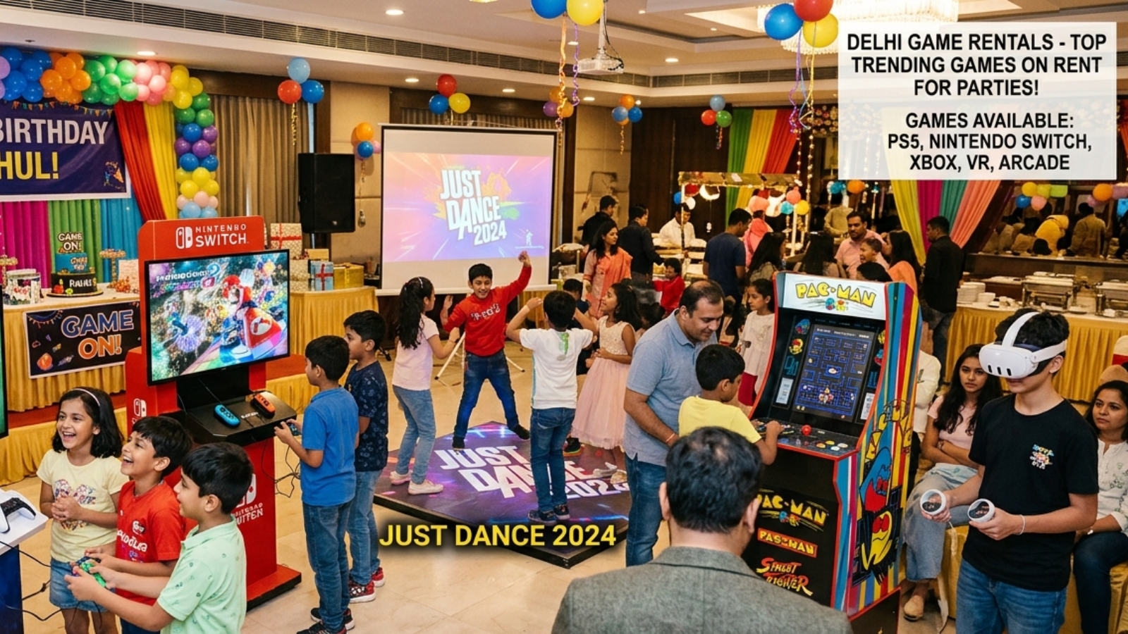 Top Trending Games on Rent in Delhi for Birthday Parties & Events