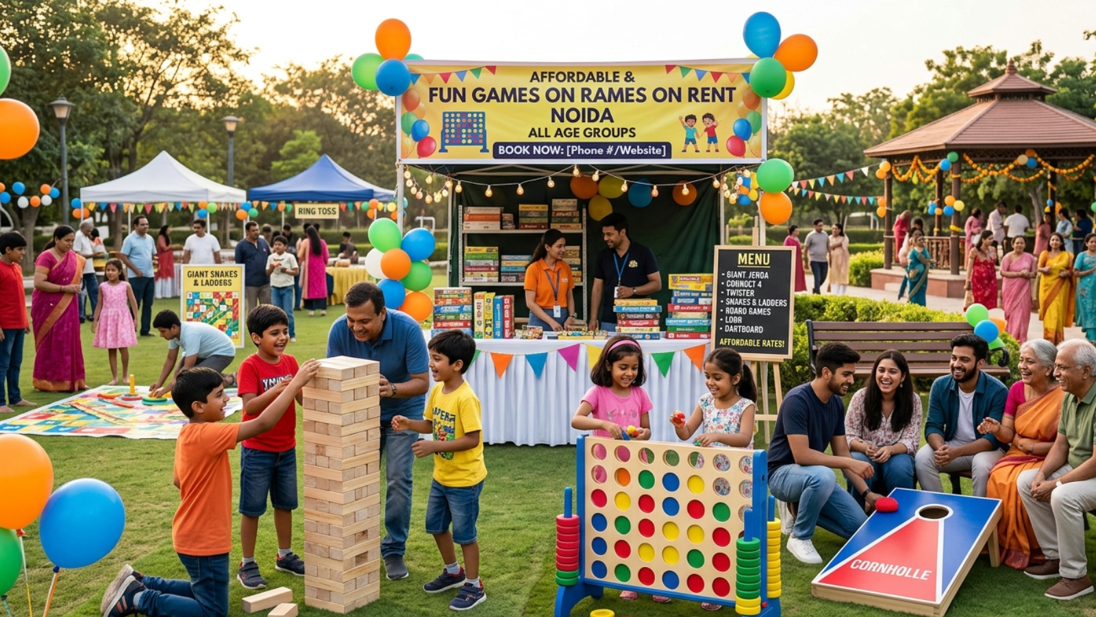 Affordable and Fun Games on Rent in Noida for All Age Groups
