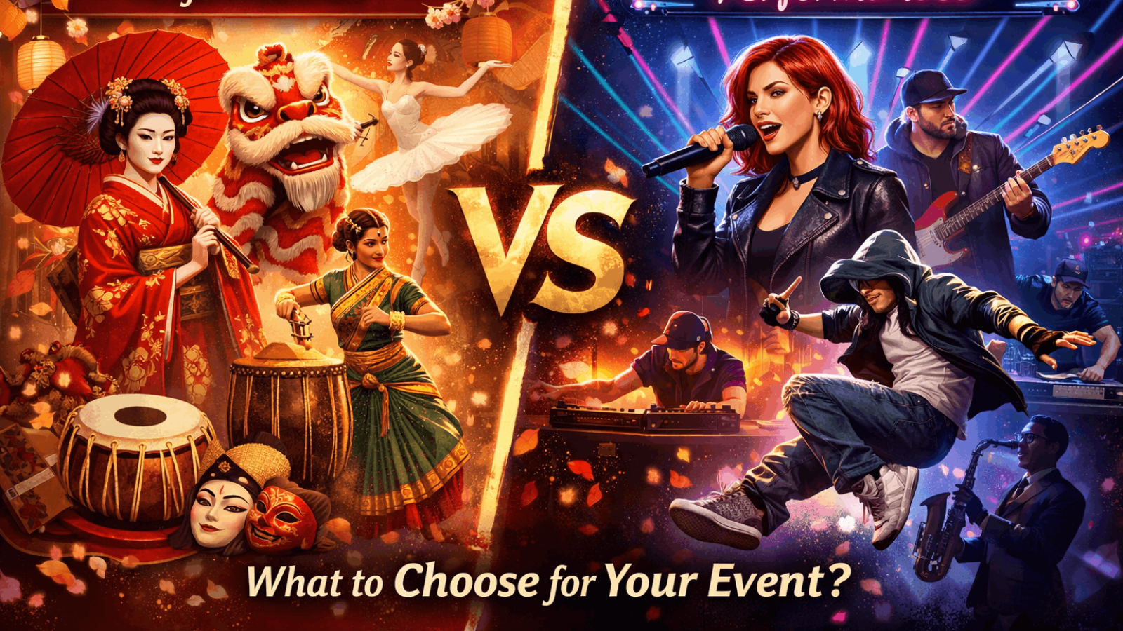 Traditional vs Modern Performances: What to Choose for Your Event