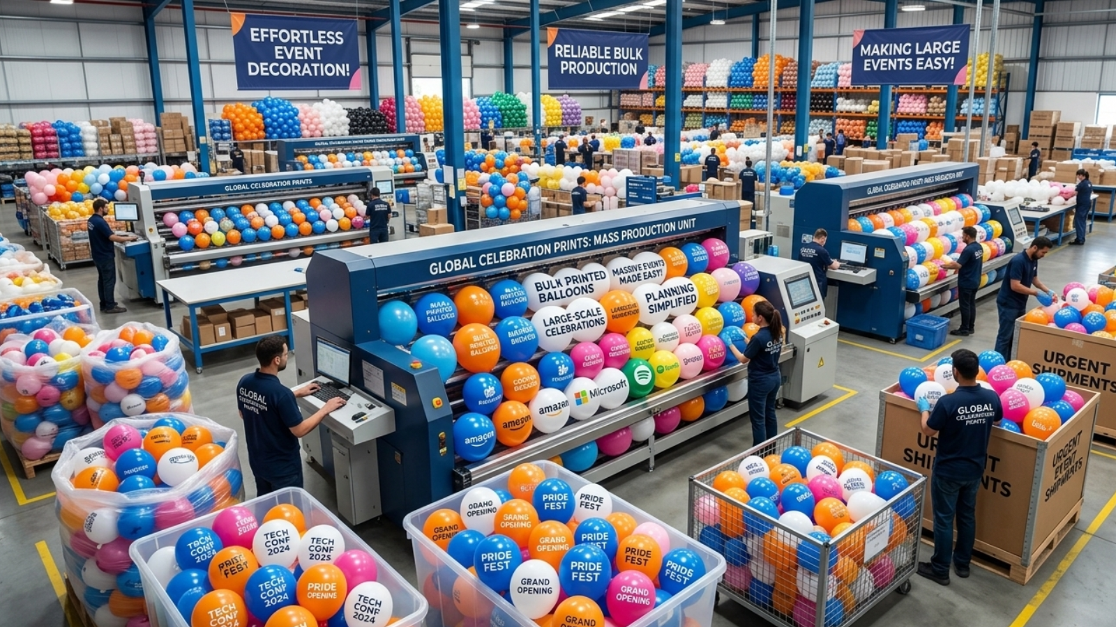 Bulk Printed Balloons: Planning Large-Scale Celebrations Made Easy