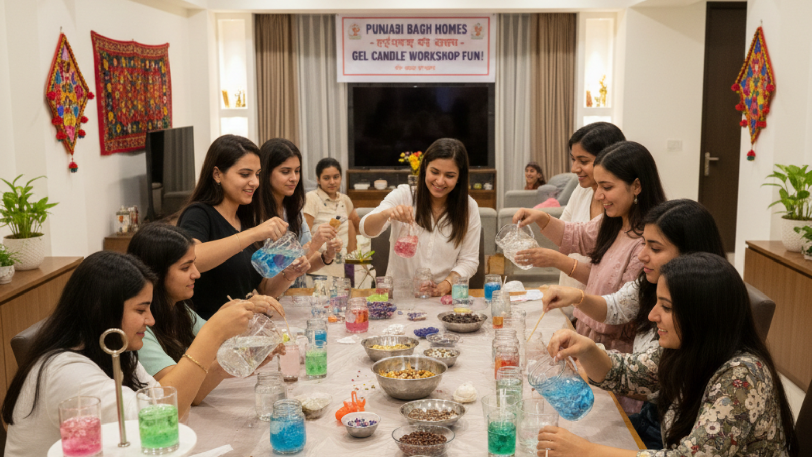 Gel Candle Workshop Fun Ideas in Punjabi Bagh Homes