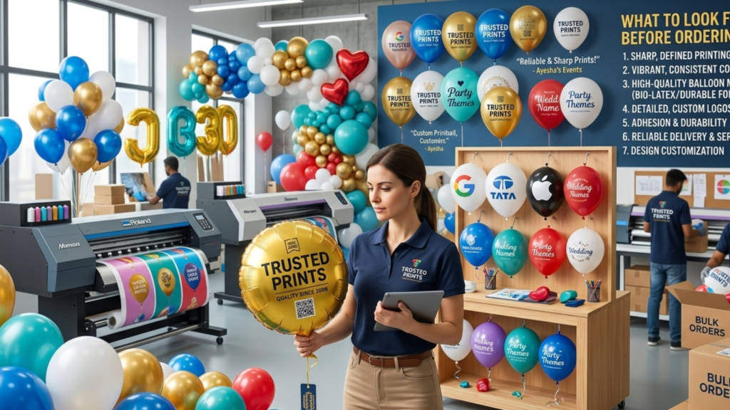 Trusted Balloon Printing Companies: What to Look for Before Ordering