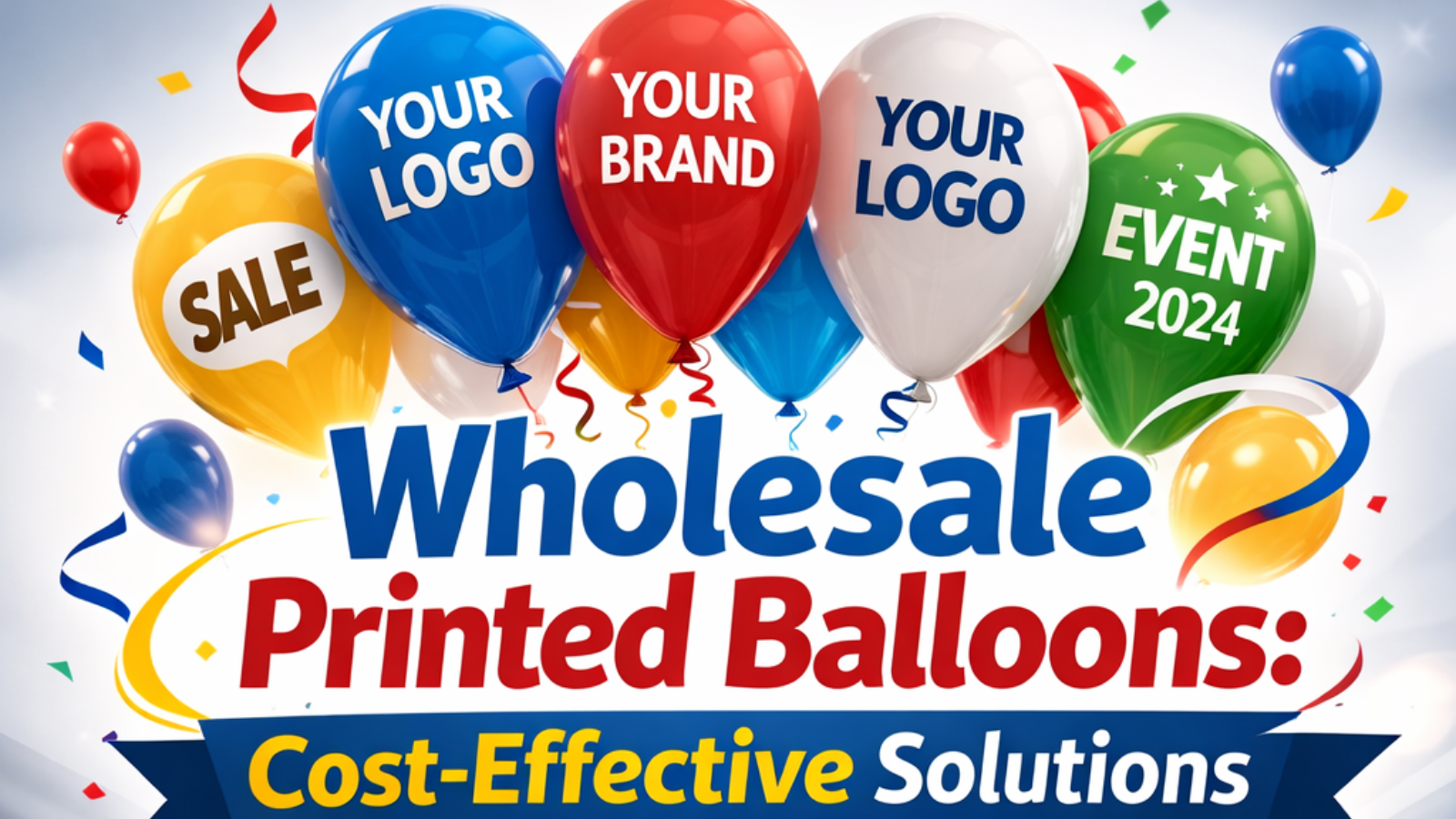 Wholesale Printed Balloons: Cost-Effective Solutions for Large Events