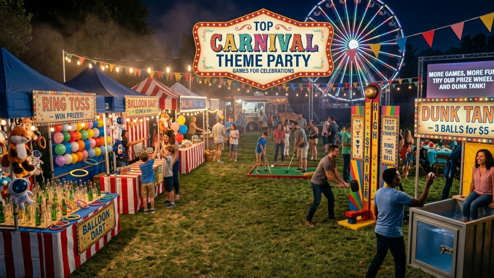 Top Carnival Theme Party Games for Celebrations