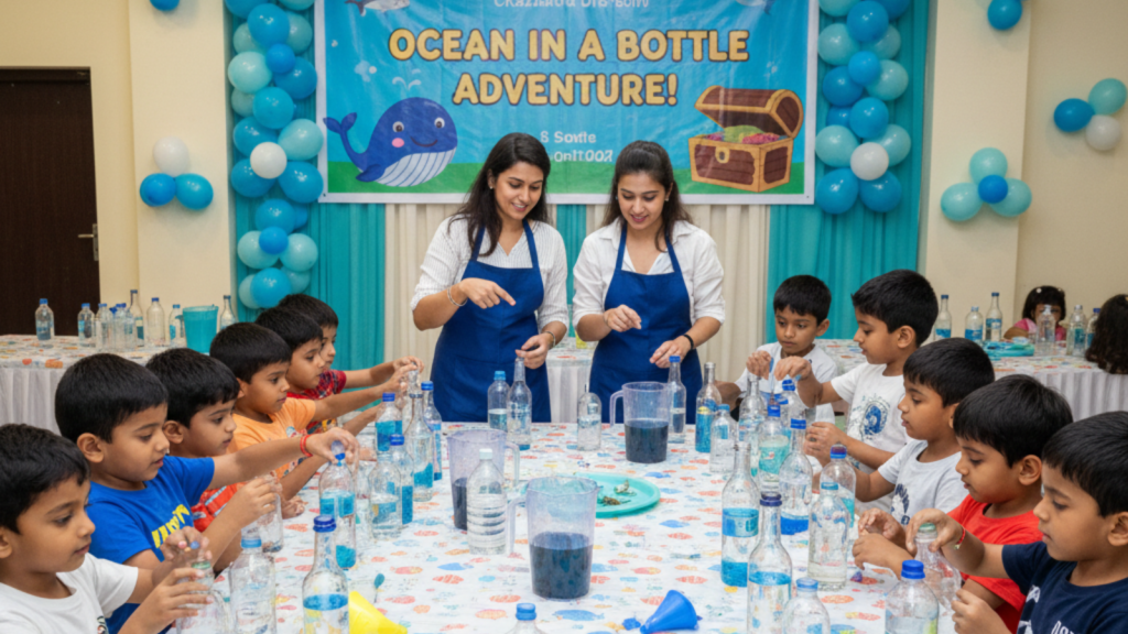 Ocean in Bottle Setup Ideas in Ghaziabad Kids Events
