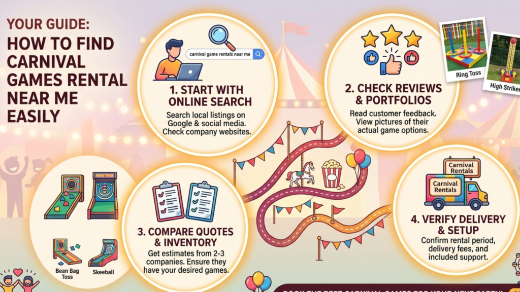How to Find Carnival Games Rental Near Me Easily