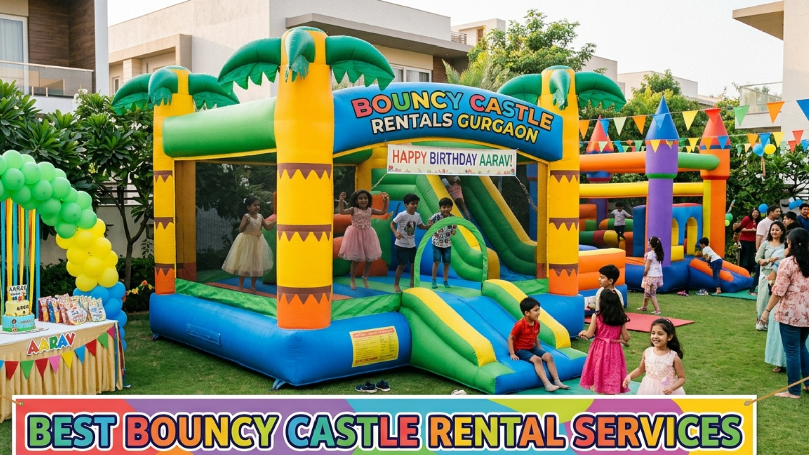 Best Bouncy Castle Rental Services for Gurgaon Birthday Celebrations
