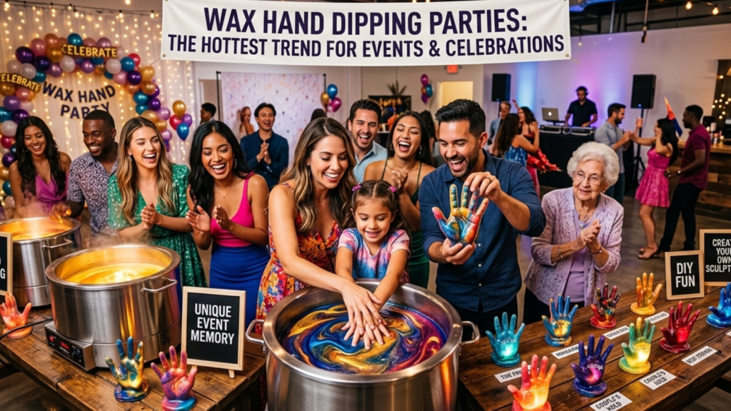 Why Wax Hand Dipping Parties Are the Hottest Trend for Events & Celebrations