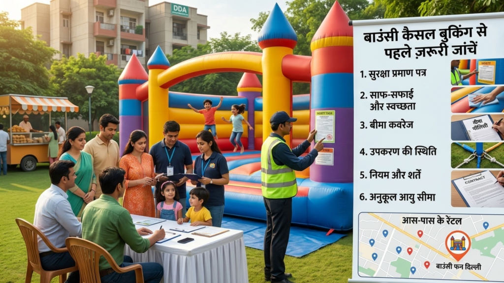 Things to Check Before Booking a Bouncy Castle Near Your Location