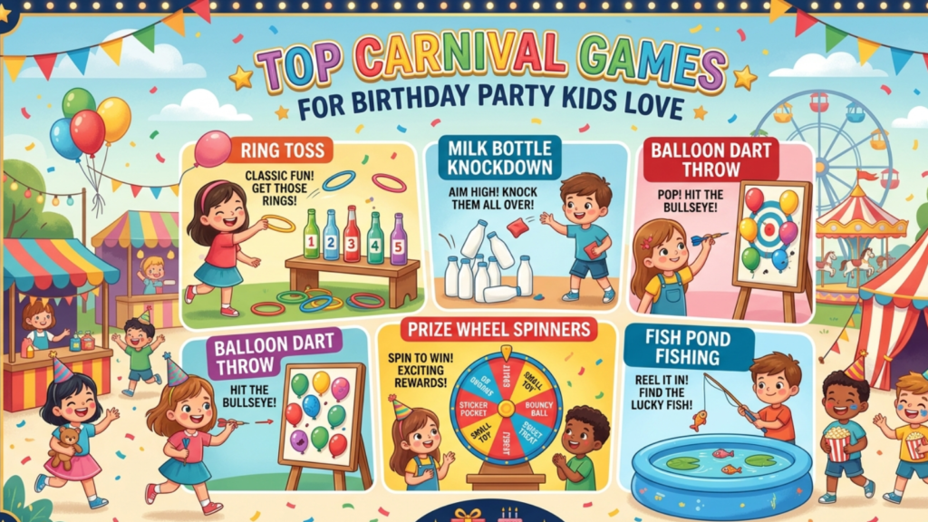 Top Carnival Games for Birthday Party Kids Love