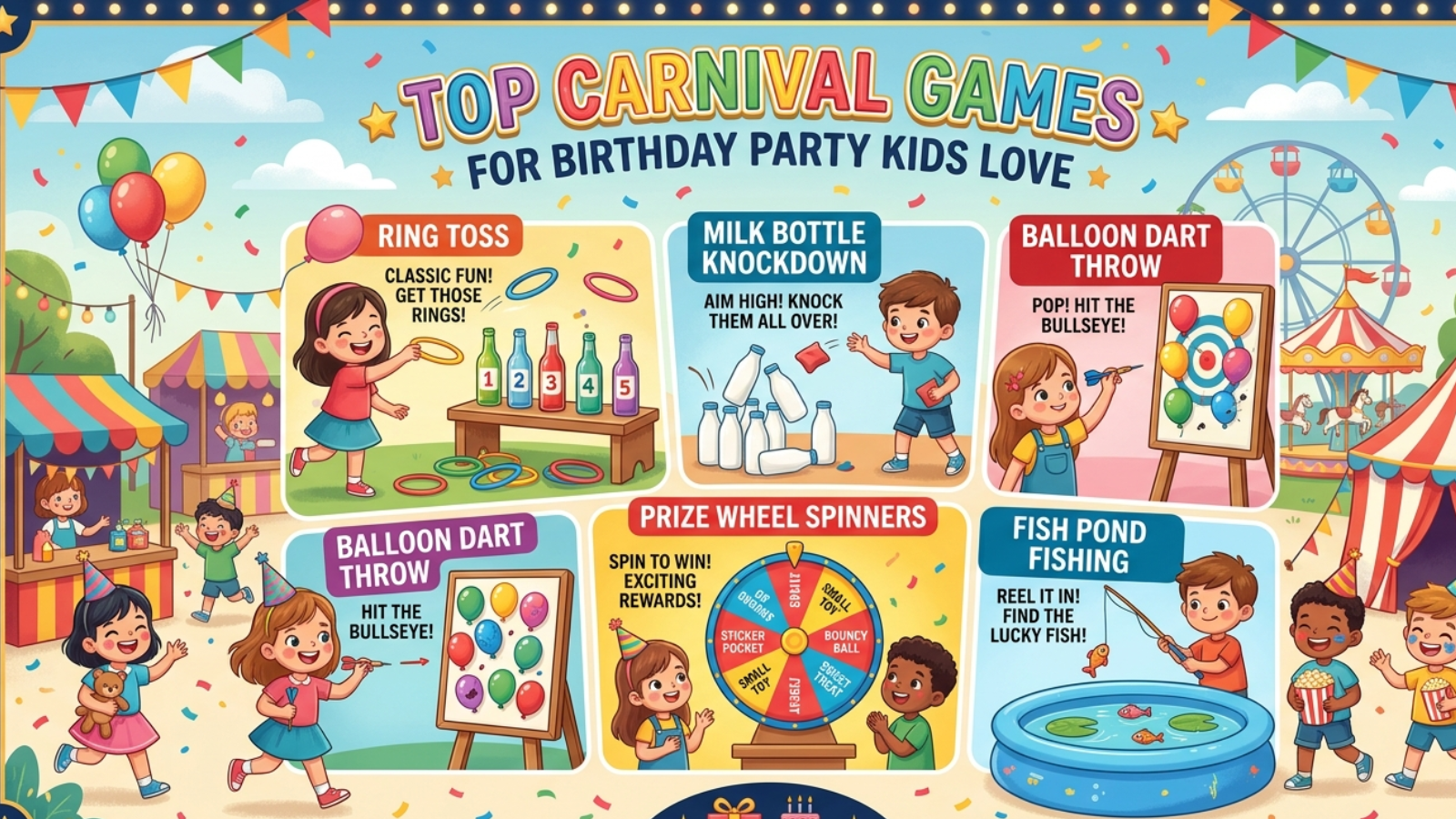 Top Carnival Games for Birthday Party Kids Love