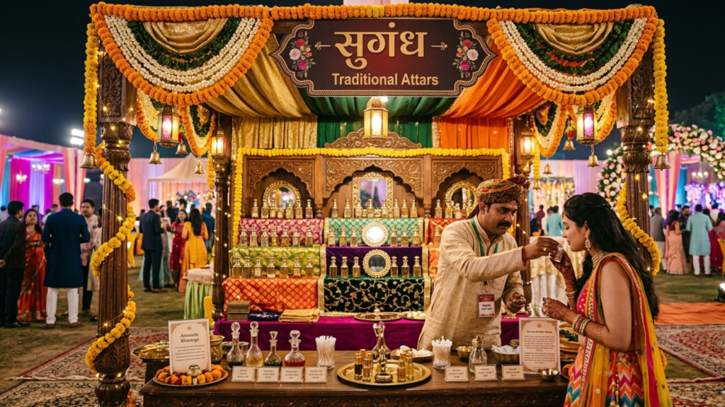 Unique Attar Stall Decoration Ideas in Ghaziabad for Weddings & Parties