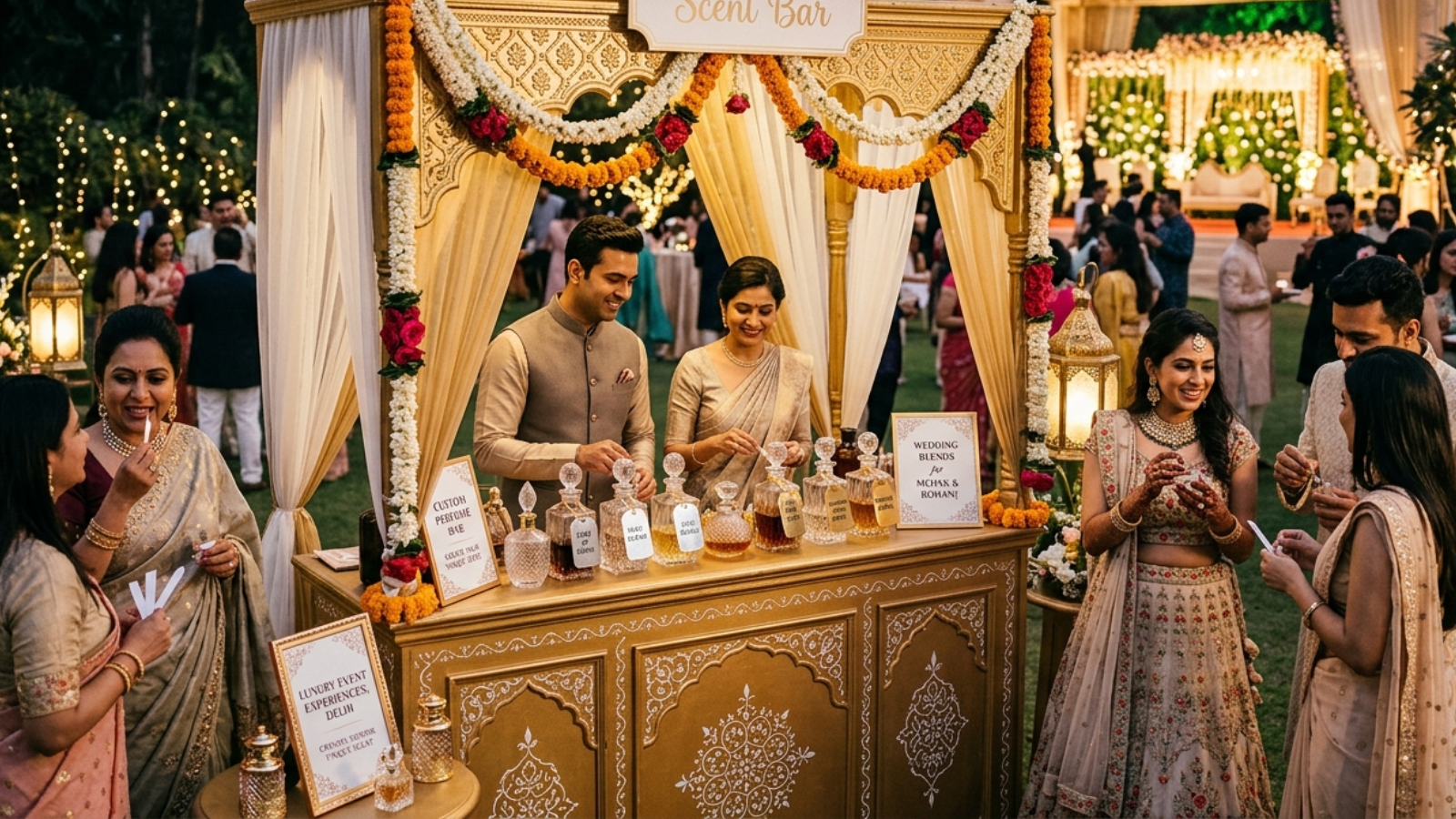 How to Plan a Luxury Perfume Bar Party in Delhi for Weddings & Events