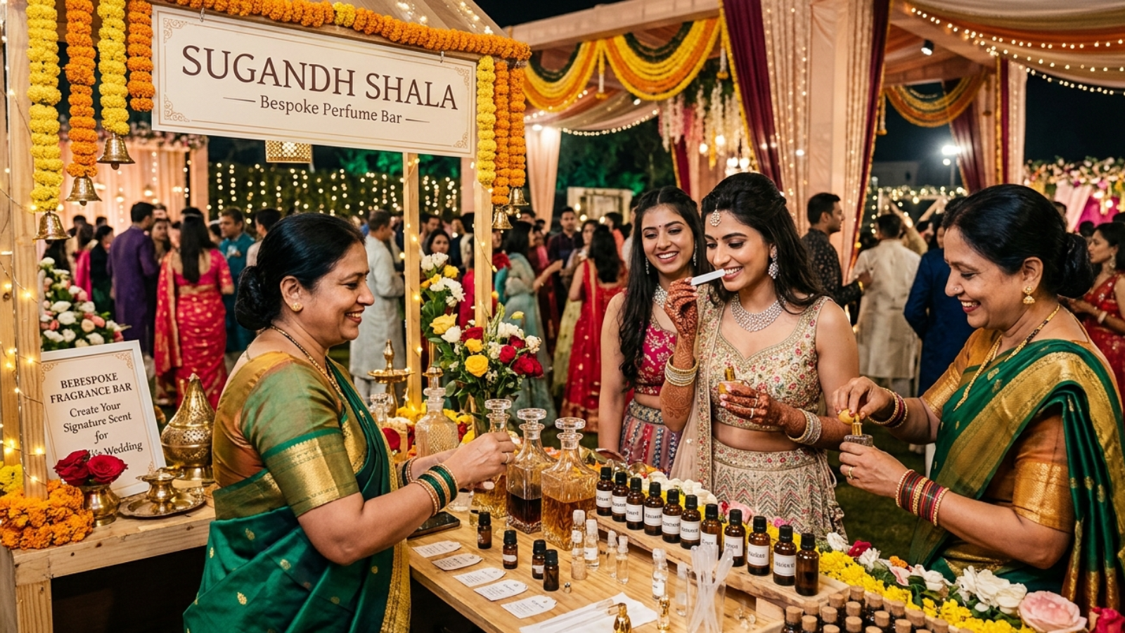 Why a Live Perfume Making Stall is the New Trend at Indian Weddings