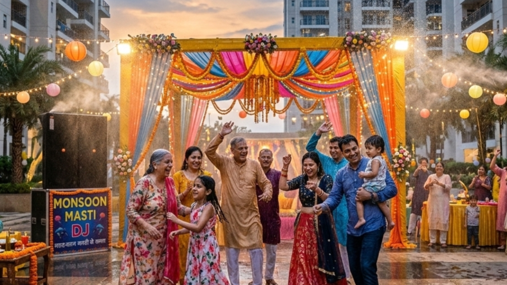 Rain Dance Decoration in Gurugram Families